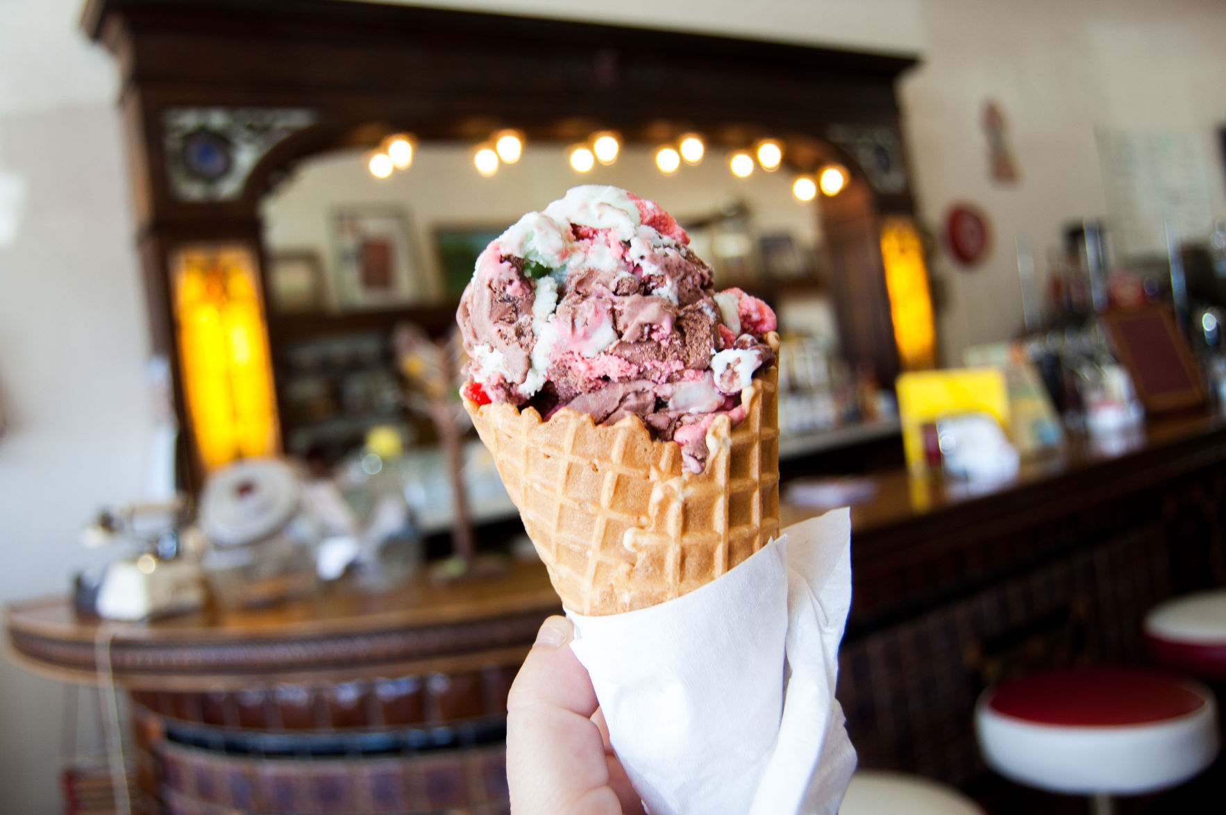 Safford Candy's ice cream